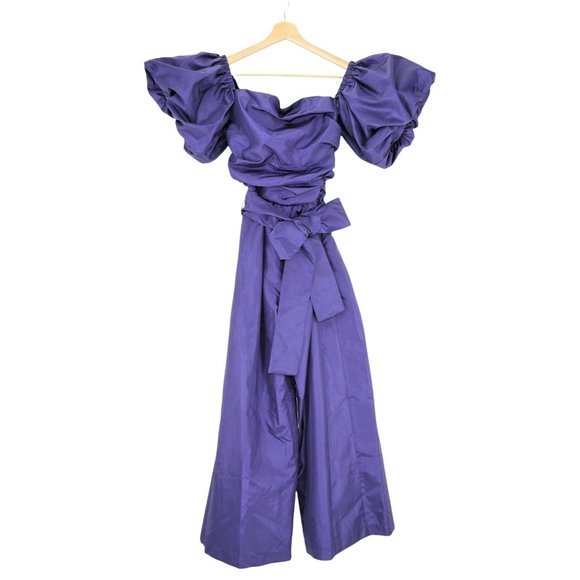 Anthropologie Delfi Off-The-Shoulder Jumpsuit - Picture 5 of 11